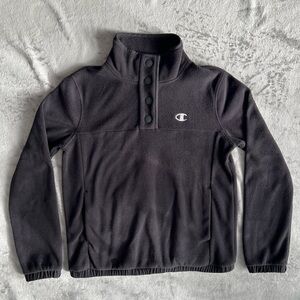 Champion snap neck fleece pullover